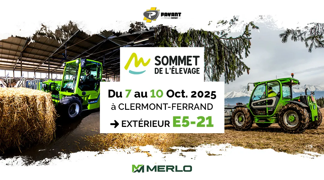 Sommet de l'élevage 2025 avec MERLO et PAYANT
