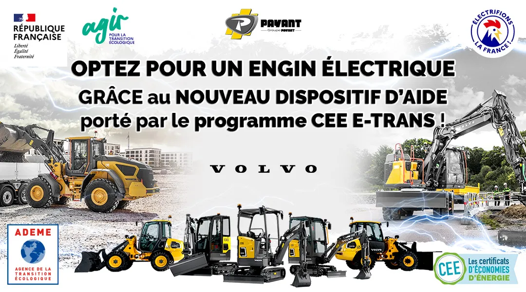 Dispositif d'aide aux engins de chantiers électriques avec le programme CEE E-Trans