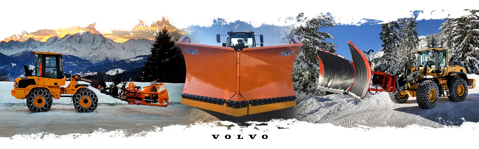 Chargeuses VOLVO avec équipements pour le déneigement Chargeuses VOLVO avec équipements pour le déneigement