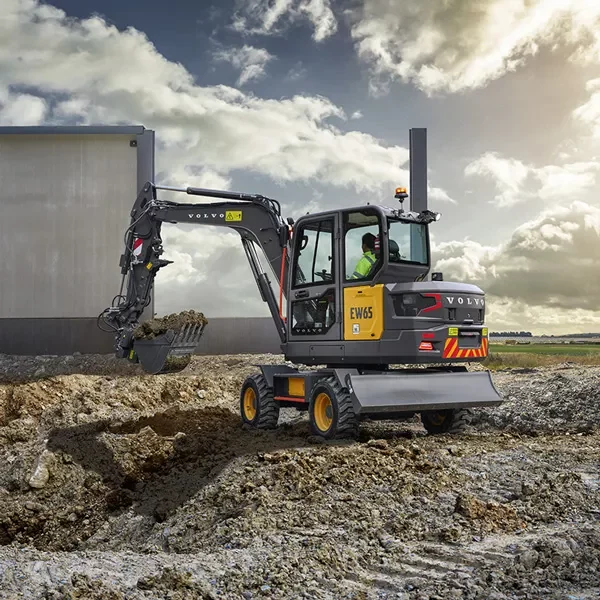 Pelle compacte sur pneus EW65 VOLVO Pelle compacte sur pneus EW65 VOLVO