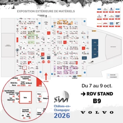 Stand VOLVO CE à la SIM 2026