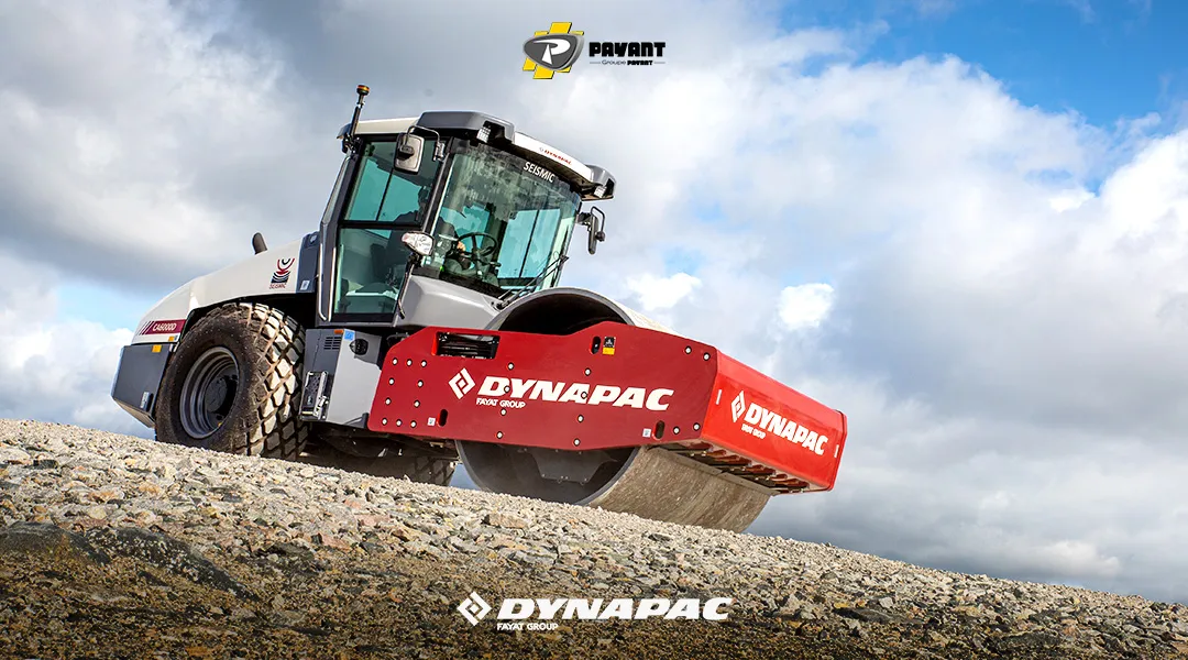 Rouleau compacteur monocylindre DYNAPAC