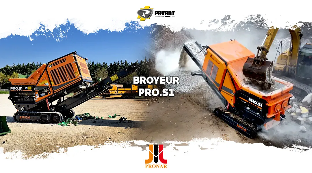 Broyeur PRO.S1 PRONAR présenté au salon BTP et Travaux de Montagne 2026