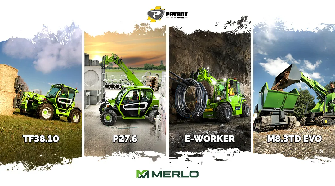 Les solutions MERLO présentées au salon BTP et Travaux de Montagne 2026